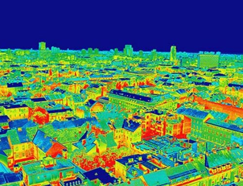 Studie zur Wärmestrahlung von Wohngebieten